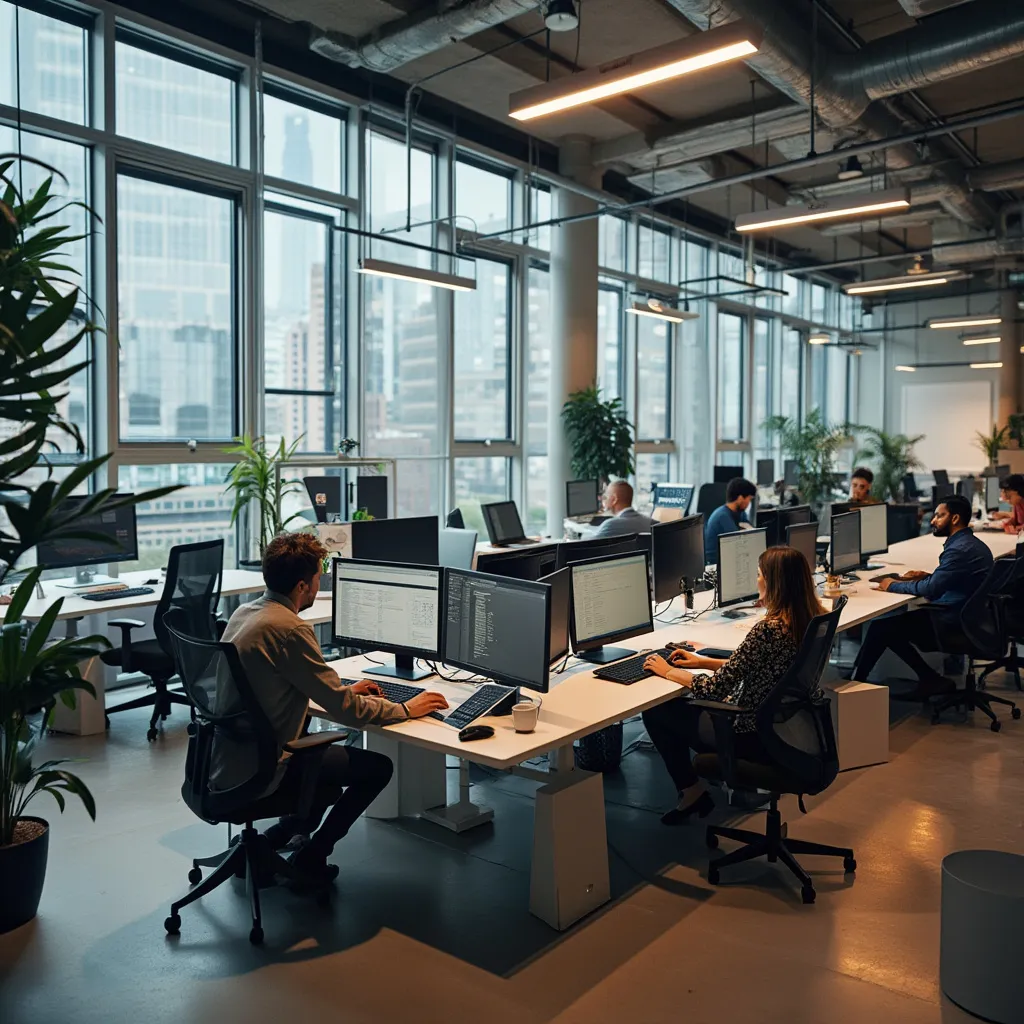 Ambiente de trabalho colaborativo na FinanIA